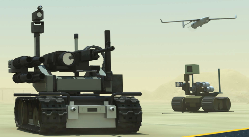 Future autonomous military fighter via the Unmanned Systems Integrated Roadmap FY 2011-2036 published by the U.S. Department of Defense in 2011